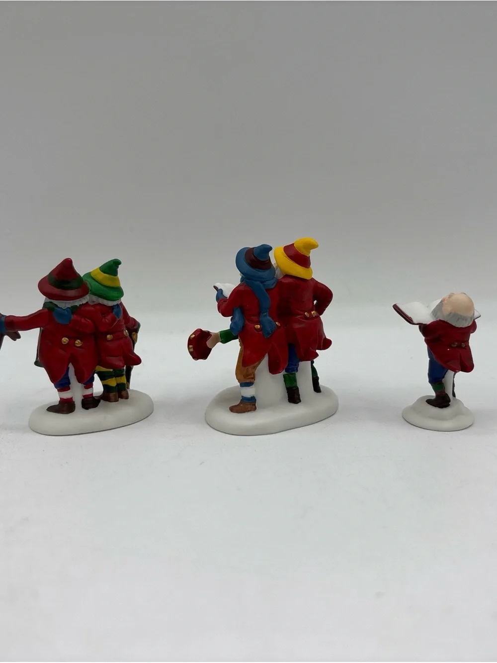 Dept 56 1994 Vintage Heritage Village Sing A Song For Santa Set Of 3 5631-6 EUC